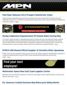 Motorcycle & Powersports News Pied Piper Releases 2012 Prospect Satisfaction Index