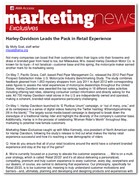 American Marketing Association: Marketing News Exclusives Harley-Davidson Leads the Pack in Retail Experience