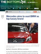 NBC News Mercedes aims to oust BMW as top luxury brand