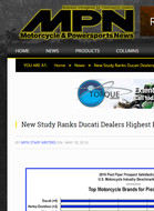 Motorcycle & Powersport News New Study Ranks Ducati Dealers Highest For Third Straight Year