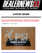 Dealernews DEALER RESPONSE RATES DOWN!